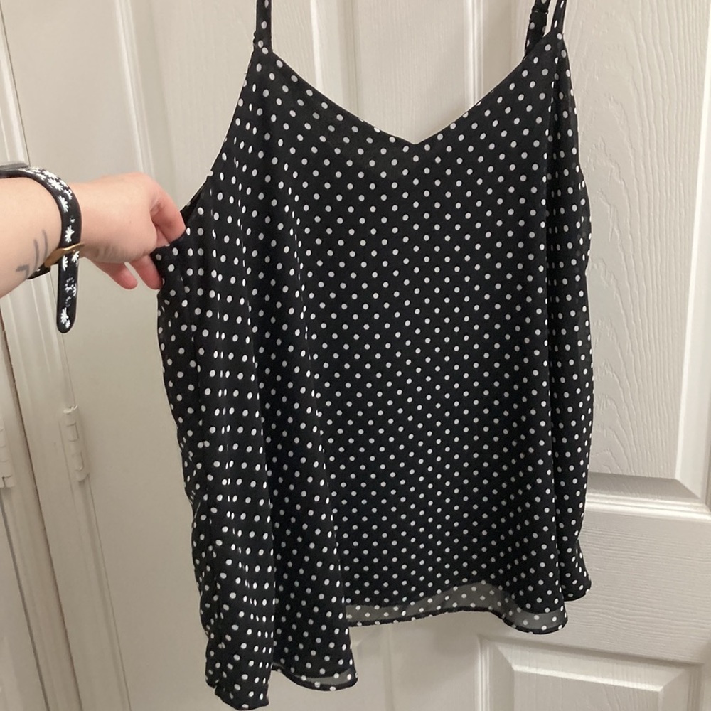 Torrid Sophie Polka Dot Swing Top Size 00